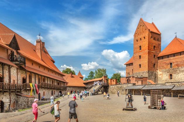 Trakai nádvoří