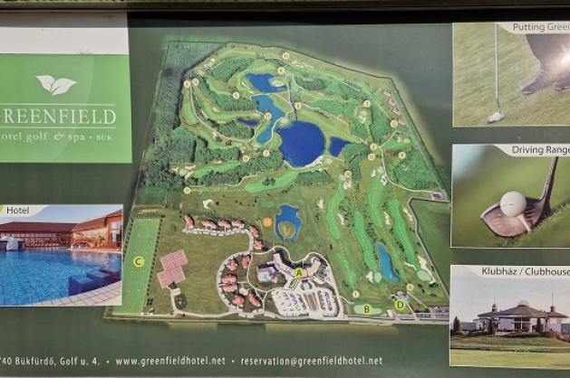 Greenfield Hotel Golf & Spa - mapa hotelu
