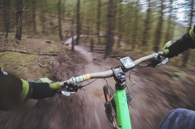 jízda na cyklotrailu