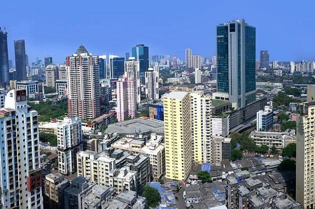 Centrum indického města Mumbai