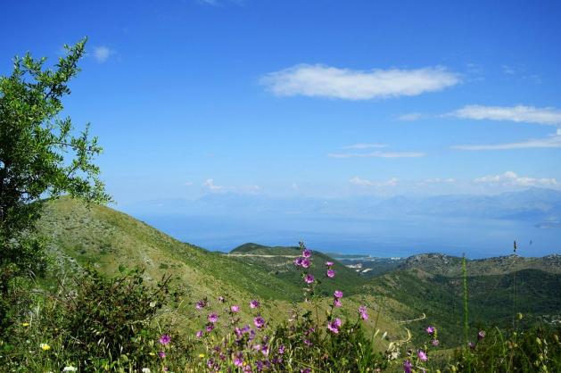 Pantokrator na ostrově Korfu