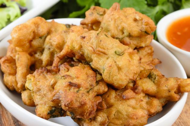 Cibulové placičky pakora