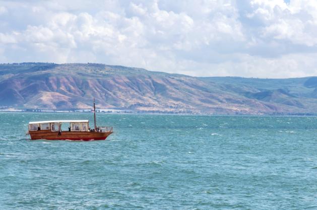 Galilejské jezero Izrael