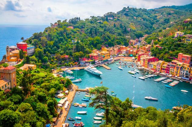 Pohled na Portofino.