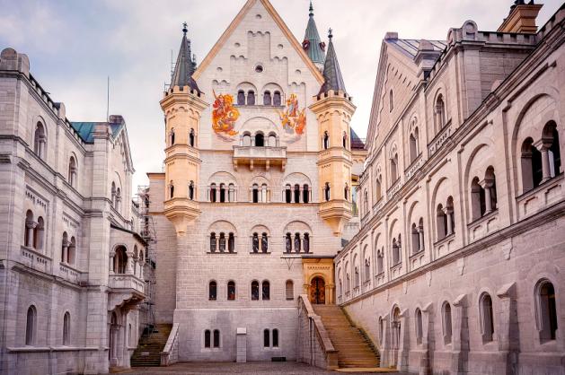 Neuschwanstein nádvoří