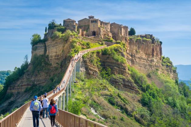Civita di Bagnoregio most