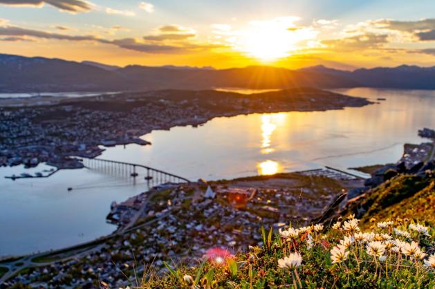 Výhled na Tromso
