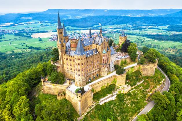 Hohenzollern z výšky