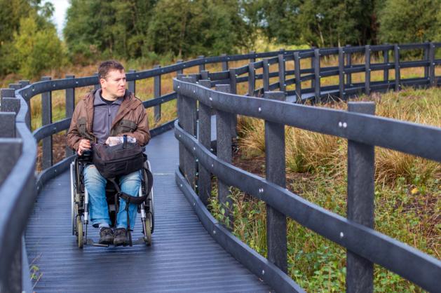 vozíčkář na výletě