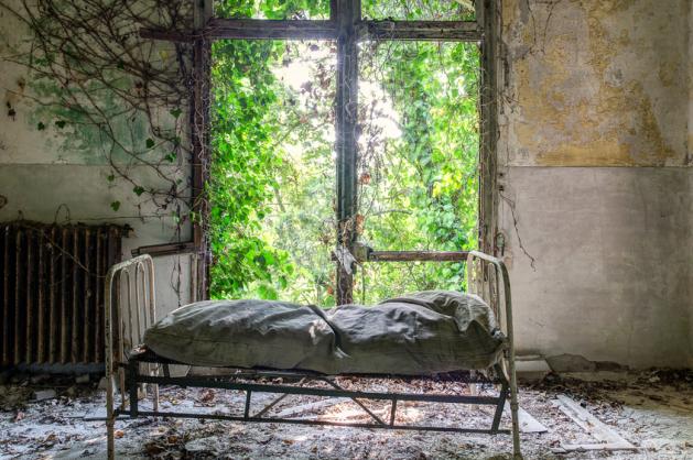 opuštěná nemocnice Poveglia