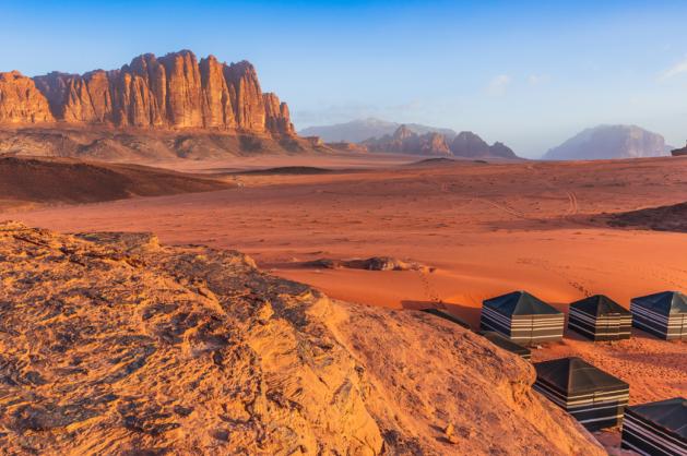 Wadi Rum beduínské osídlení