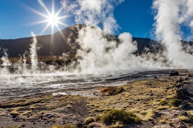 Geiseres el Tatio v Chile 