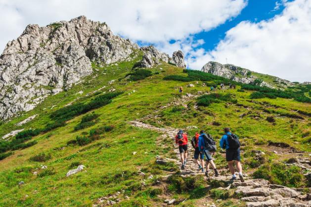 Vrch Giewont v Polsku