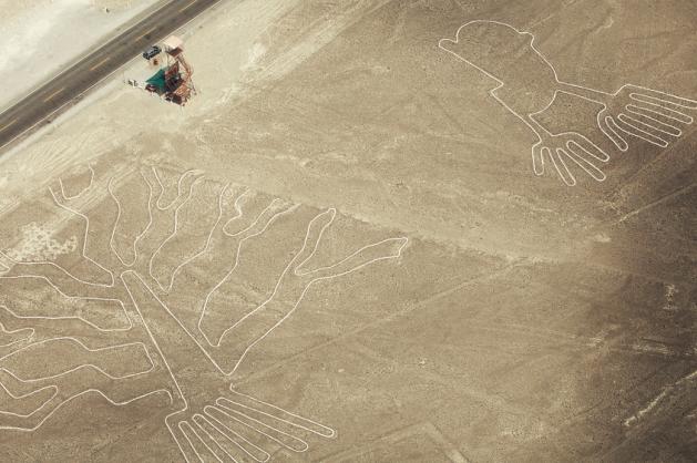 Nazca složité obrazce