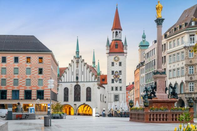 Marienplatz v Mnichově