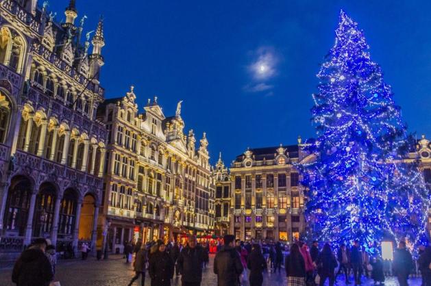 vánoční trhy Brusel