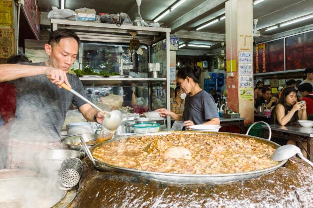 Polévka v restauraci Wattana Panich