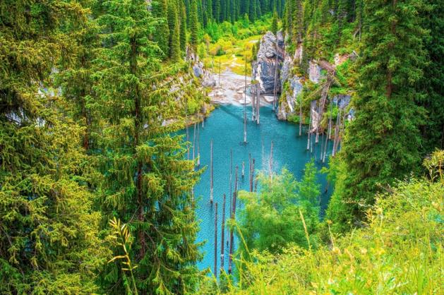 jezero Kaindy 2