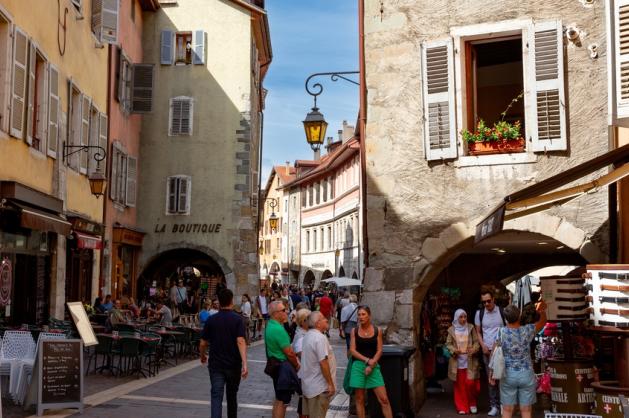 Annecy stará část