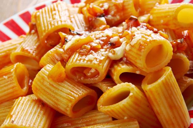 Rigatoni con la pajata