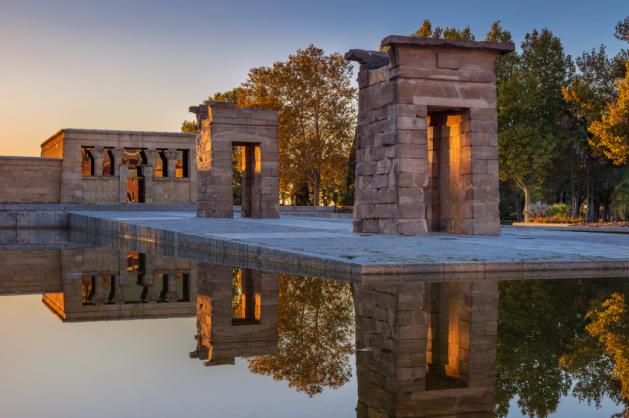 chrám Debod v Madridu