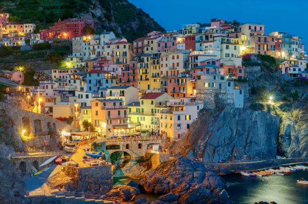 Manarola v noci