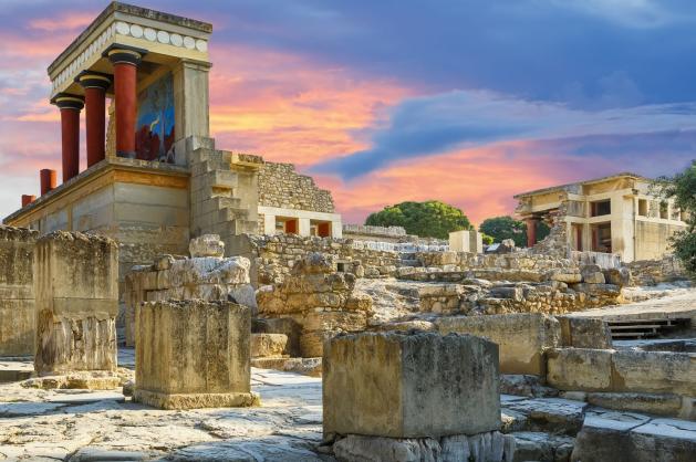 Knossos na Krétě