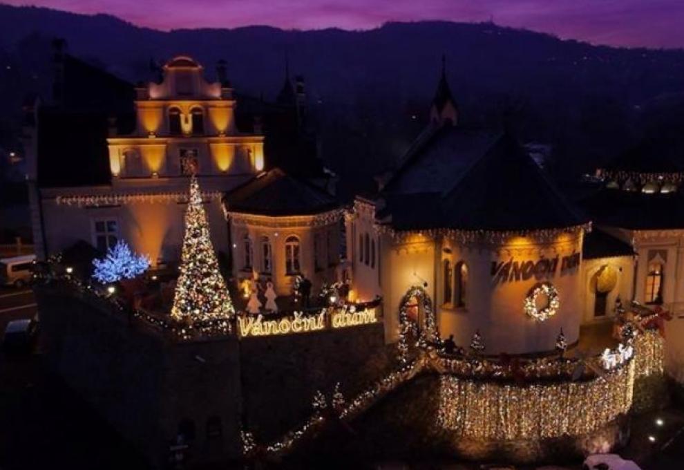 Vánoční dům v Karlových Varech