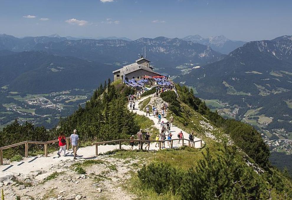 Hitlerovo Orlí hnízdo v Alpách nad Berchtesgadenem