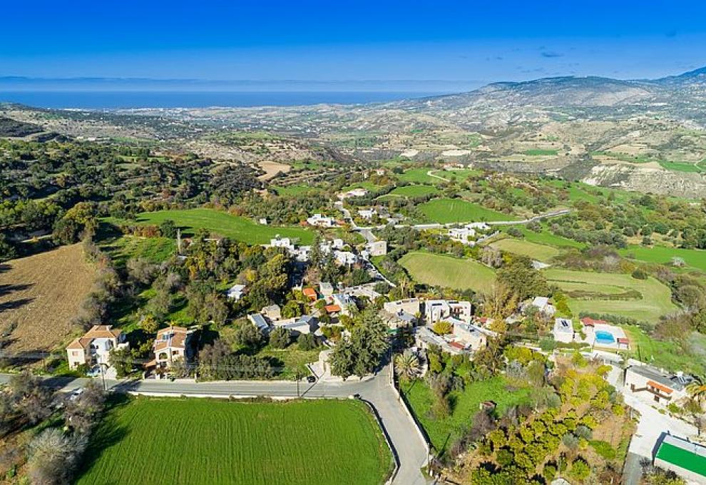 Vesnice Kato Akourdaleia na Kypru