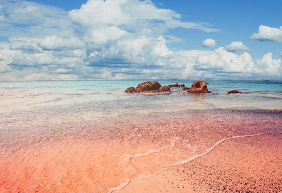 Elafonissi Beach na Krétě