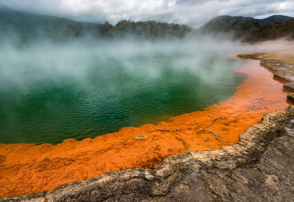 Champagne Pool Nový Zéland - Cestovinky.cz