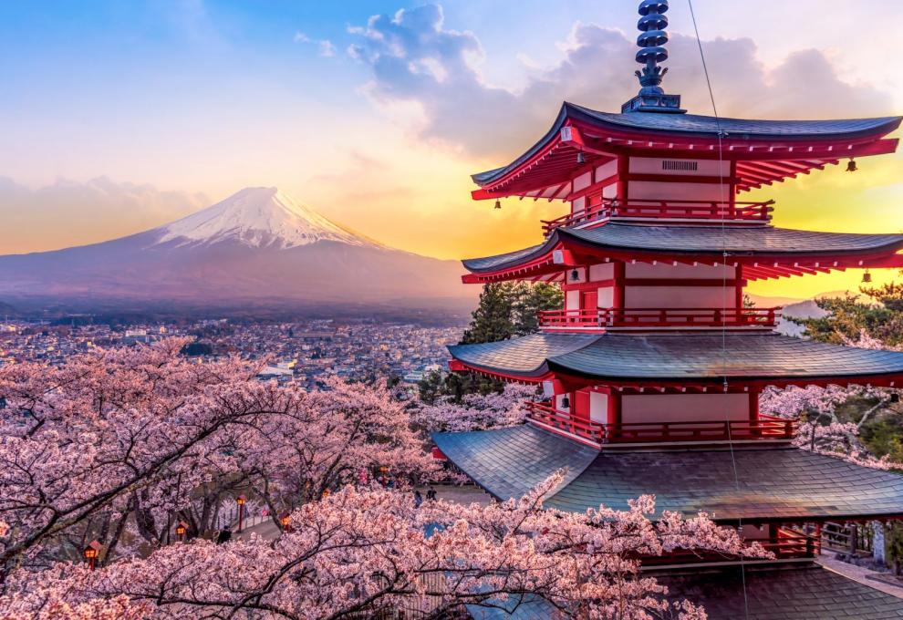 Pagoda Chureito, Japonsko