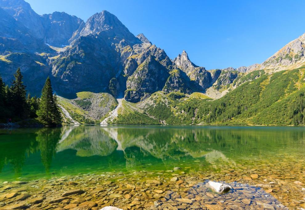 Jezero Morskie Oko Tatry