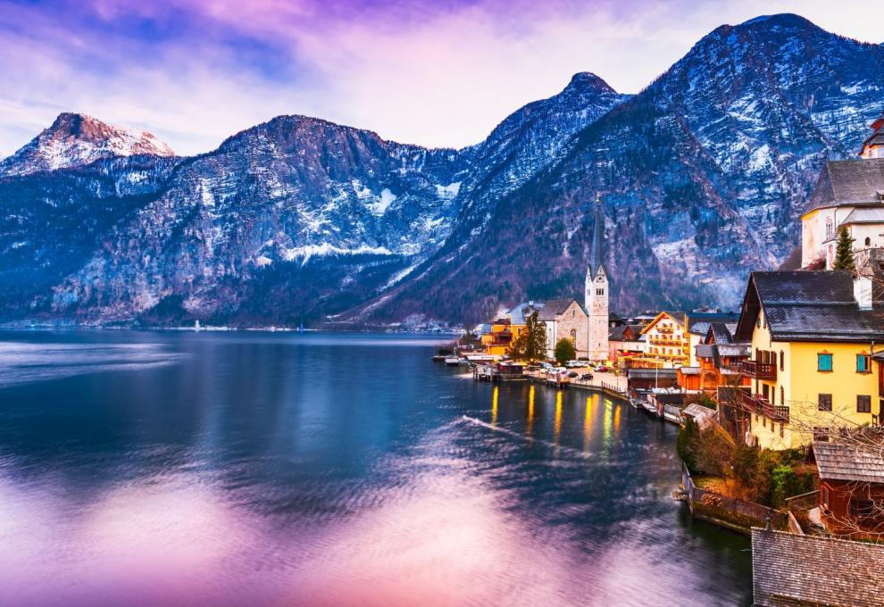 Vesnička Hallstatt