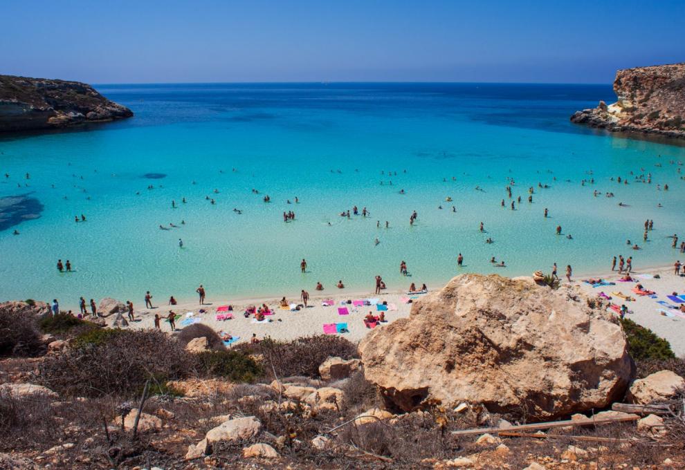 Spiaggia dei conigli Itálie