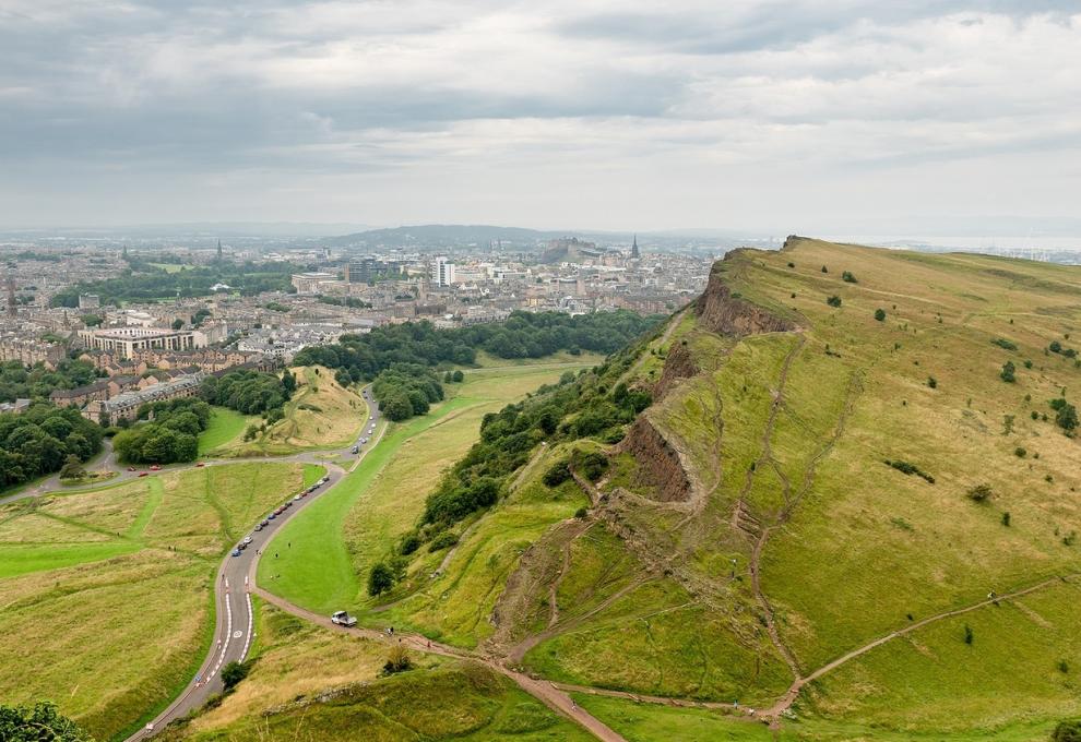 Artušovo sedlo Edinburgh