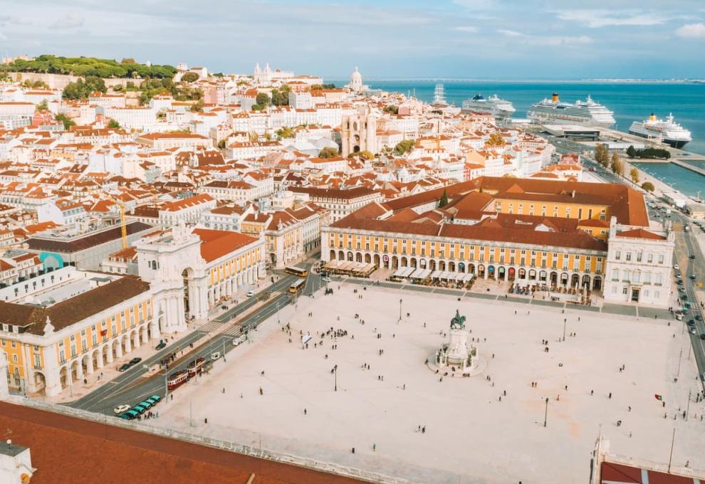 Náměstí Praça do Comércio Lisabon