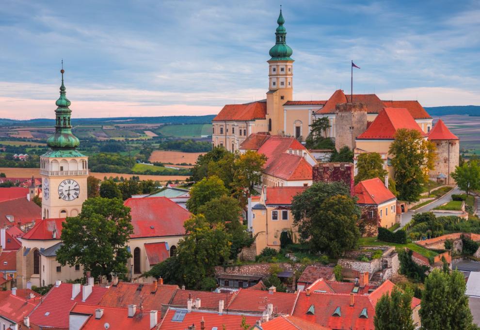 Pohled na město Mikulov