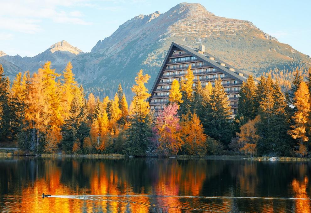 Štrbské Pleso na podzim