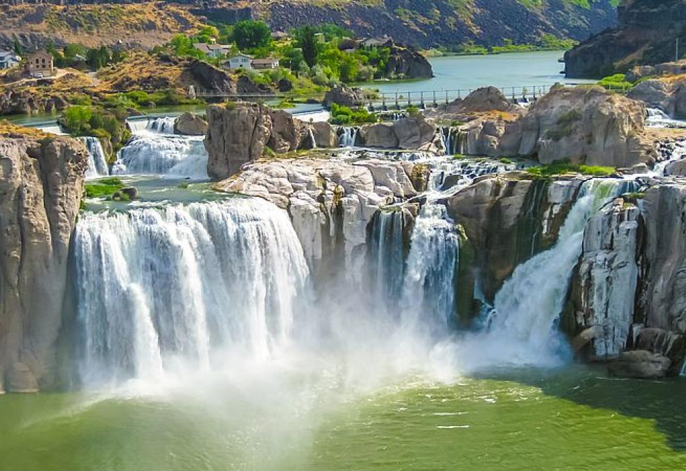 Niagara západu. Tak se říká Šošonským vodopádům v americkém státě Idaho