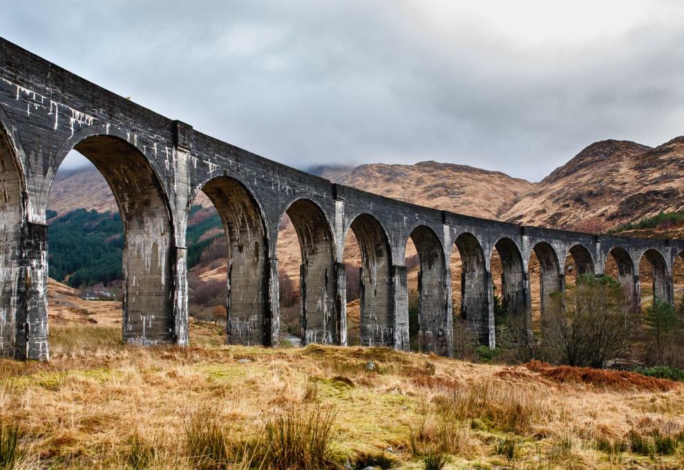 Skotský viadukt Glenfinnan