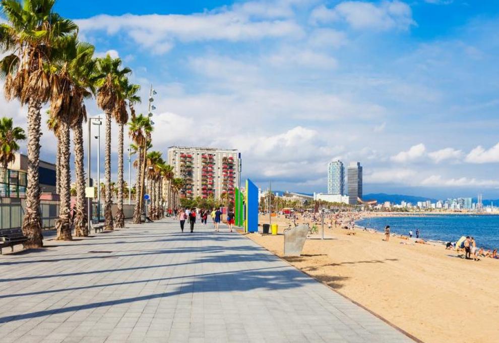 Barcelona pláž