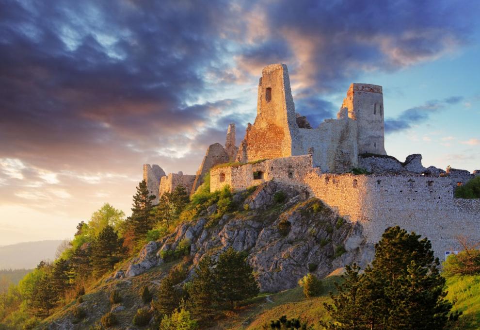 Čachtický hrad Slovensko