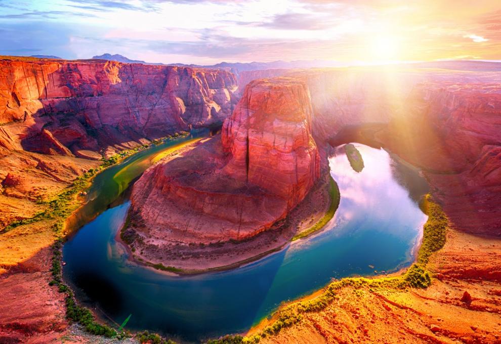 Meandr řeky Colorado Horseshoe Bend, USA