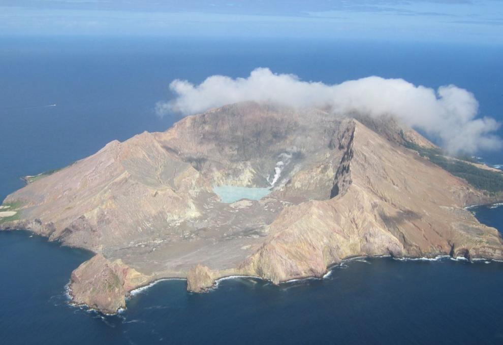 White Island na Novém Zélandu