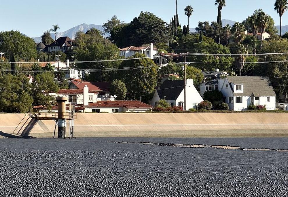 Rezervoár Ivanhoe v Los Angeles