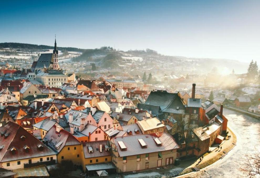 historické centrum Českého Krumlova