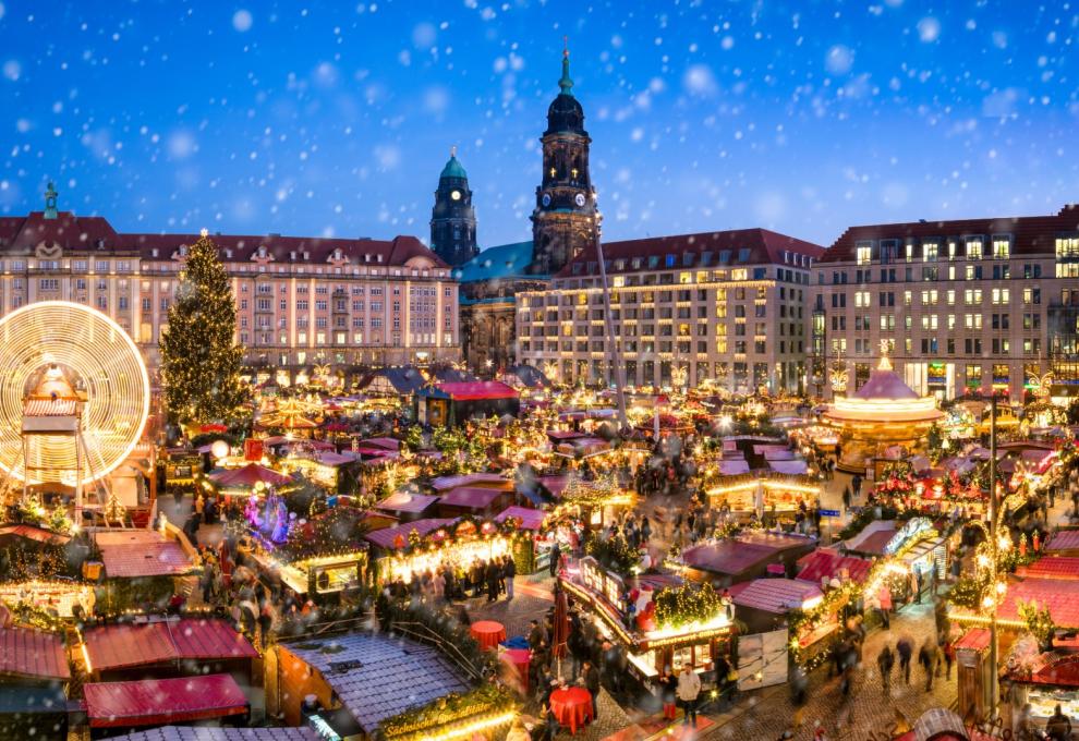 vánoční trhy Drážďany