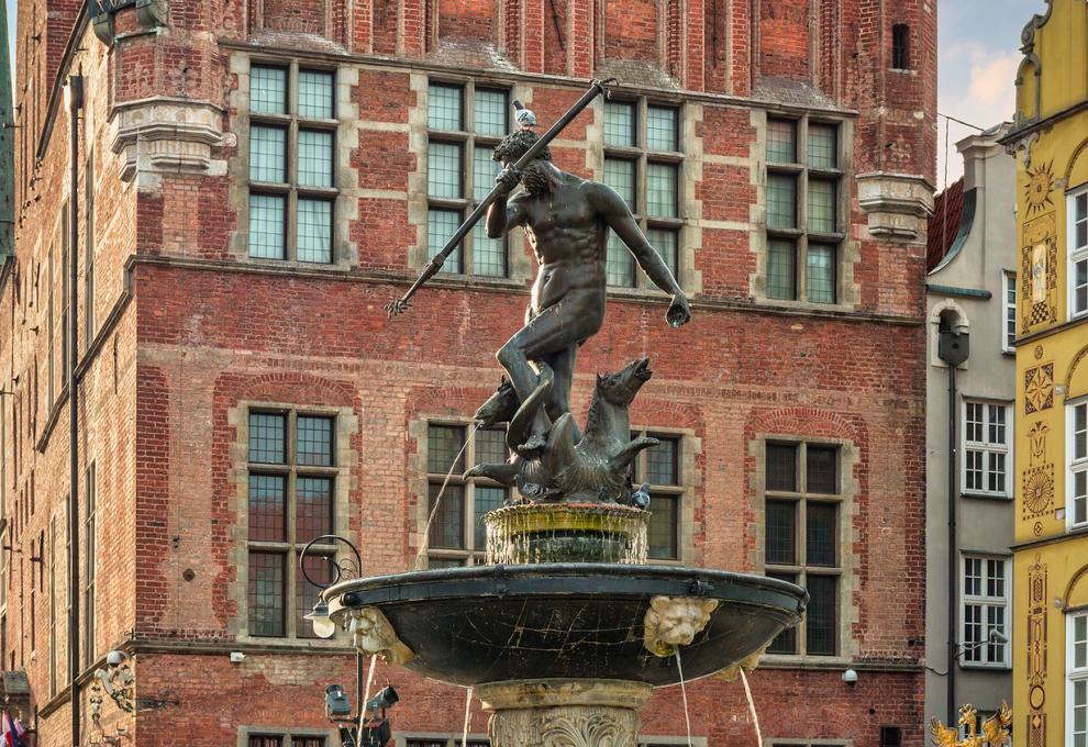 Neptunova fontána Gdaňsk